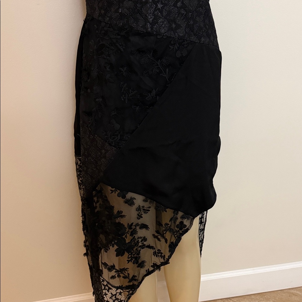 Avec Les Filles Black Asymmetrical Dress - Picture 3 of 12